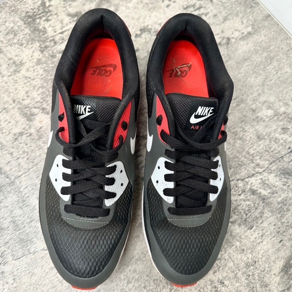 Nike Air Max 90 G Golf Shoes Black Anthracite Chile Red‎ CU9978-002 Mens main image 5